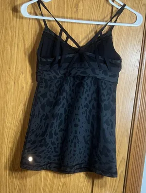 Lululemon Athletica Navy Leopard Cami Top thumbnail 2
