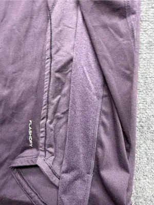 The North Face women's Medium Flashdry Purple Quarter-Zip Performance Top thumbnail 8