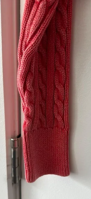 Aerie cropped cable knit sweater thumbnail 5