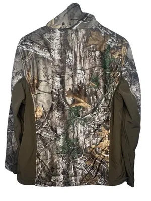 Realtree Camo Softshell Front Zip Long Sleeve Hunting Jacket Jacket thumbnail 5