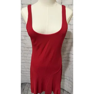 POLO RALPH LAUREN Skater Ponte Dress Red Fit Flare Stretchy Bright Small thumbnail 4