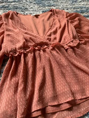 Blu Pepper Babydoll Top thumbnail 4