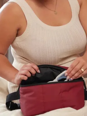 Calpak Luka Belt Bag in Merlot NWOT thumbnail 1