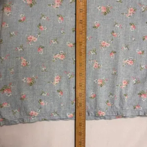 Lauren Ralph Lauren Sleep Top Womens S Blue Floral Short Sleeve Cotton Lounge thumbnail 5
