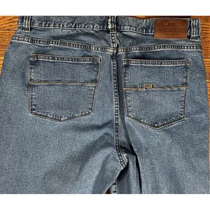 LRL Ralph Lauren Jeans Co. Womens Sz 10 Classic Straight Denim # FLAWS LOOPS‎ thumbnail 4
