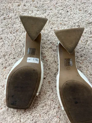 Forever 21 white block heels  thumbnail 4