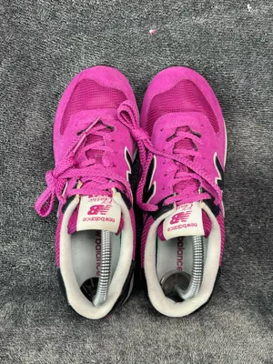 New Balance 574 Classic Women's Size 8 Magenta Pink Purple Suede WL574LSC⁠ thumbnail 5