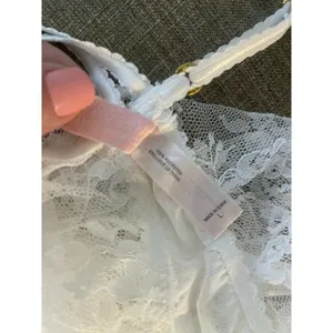 Victoria's Secret White Very Sexy Lace Babydoll Bra Cami Nightie VS Size Large thumbnail 7