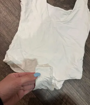 Amazon brand new pumiey white tank bodysuit thumbnail 5