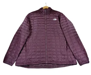 The North Face Womens Thermoball Eco Quilted Jacket Purple NF0A3Y3Q Size XXL thumbnail 1