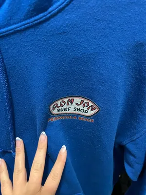 Blue Ron Jon Hoodie Surf Shop thumbnail 2