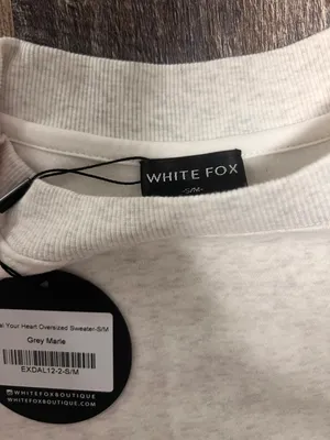 White Fox Sweatshirt thumbnail 3