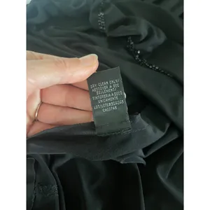 Black Beaded Waist Cocktail Dress 6 Halter Keyhole‎ LBD Elegant Glam Minimalist thumbnail 11