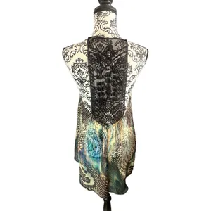 LILY WHITE Y2K Peacock Feathers Print Camisole Top thumbnail 2