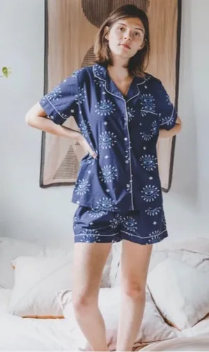 Printfresh Eyes of the World Pajamas Short Sleep Set L thumbnail 1