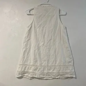 Princess Polly White Lace Trim Linen Blend Tank Top US 2 Cottagecore Boho thumbnail 3