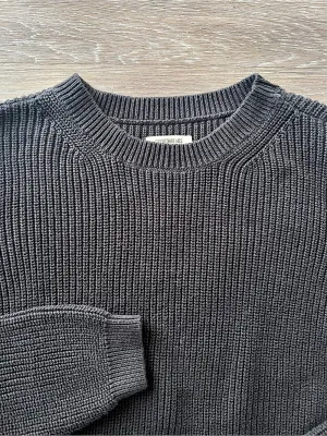 Goodthreads Women’s L Black 100% Cotton Shaker Knit Crewneck Sweater thumbnail 7