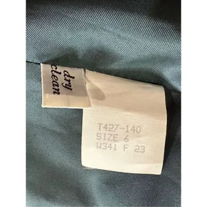 Pendleton Teal 100% Virgin Wool Short Blazer womens Sz‎ 6 1 button closur… thumbnail 9