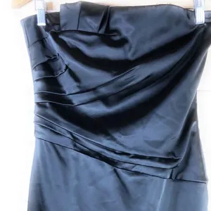White House Black Market Black Strapless Dress thumbnail 9