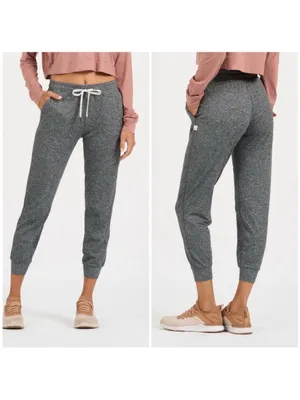 Vuori performance jogger heathered grey extra small thumbnail 2
