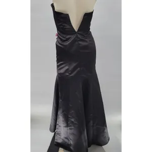 VTG Gunne Sax Jessica McClintock Gown 5/6 Black‎ Pink Satin Fairy Formal Dress thumbnail 5