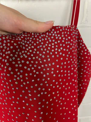 Red Glitter Sparkle Dress thumbnail 6