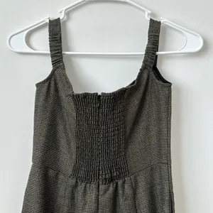 Reformation Stratford Wool Blend Midi Dress in Black Check Size: 4 thumbnail 10