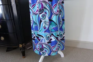 Halter swirl print maxi sun dress thumbnail 9