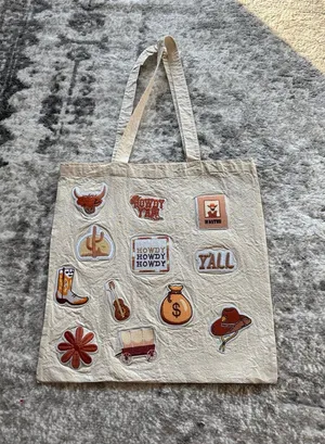 Handmade Western Tote Bag thumbnail 1