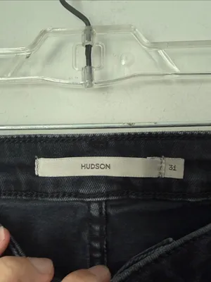 Hudon Holly Noi Black Denim Flare Leg Womens Jeans, size 31 🔴 thumbnail 3