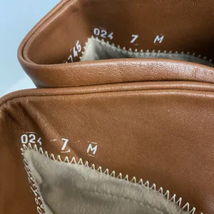 Vintage LL Bean Womens 7 M Tall Tan Brown Soft Leather‎ Riding Lace Boots Canada thumbnail 8