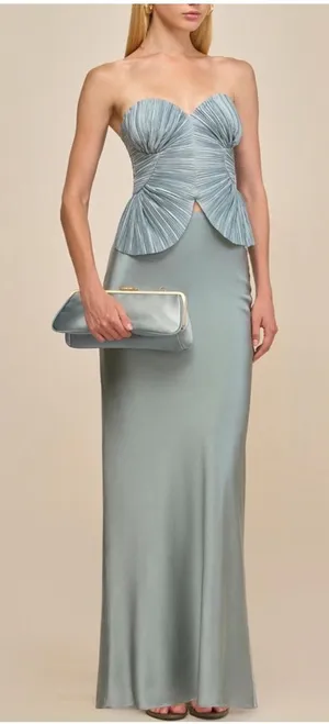 Cult Gaia Chantel Skirt in Celadon thumbnail 1