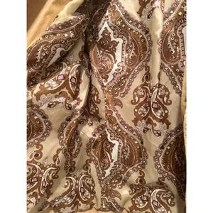 Old Navy Womens Camel Brown‎ Blazer Jacket Small Paisley Lined Cotton Equestrian thumbnail 5