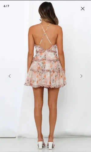 Hello Molly Dress Mini Nude Pink thumbnail 3