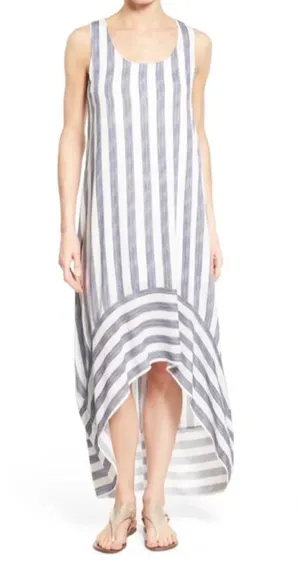Striped High Low Maxi Dress thumbnail 1