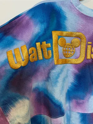 Walt Disney World 50th Anniversary Spirit Jersey Tie-Dye Mickey & Minnie Large thumbnail 6