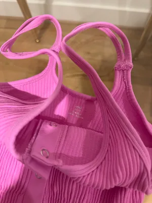 Aerie Pink Tank Ribbed Top thumbnail 2