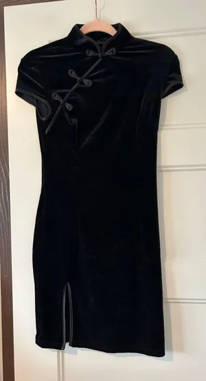 Black Velvet Dress thumbnail 1