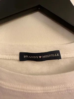 Brandy Melville Cotton White Long Sleeve thumbnail 3