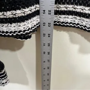 NWT Free People black and white striped knit blaze / jacket knit size small thumbnail 5