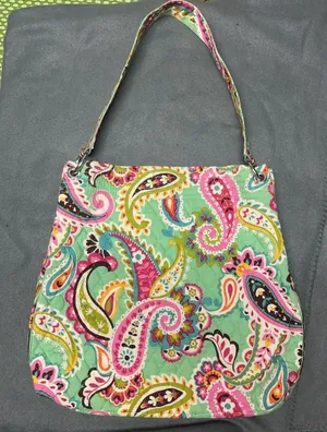 Vera Bradley Quilted Paisley Shoulder Bag thumbnail 1