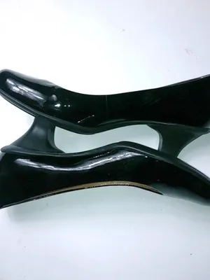 Nurture 8.5 Black Patent Leather Comfort Shoes Funeral thumbnail 2