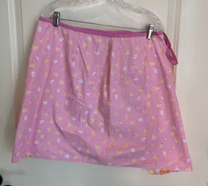 Vintage Lilly Pulitzer Nightlife/Firefly Wrap Skirt Size‎ 8 White Tag Reversible thumbnail 1