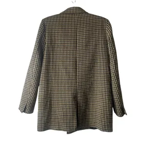 Zara Plaid Blazer Brown Tan thumbnail 5