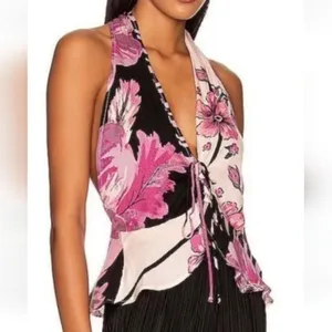 NWT FREE PEOPLE Hot Tropics Top SIZE L thumbnail 5