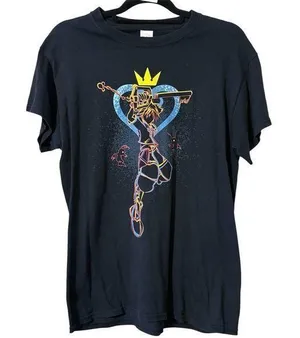 Shadow Of The Keyblade Kingdom Hearts pullover Gildan medium Graphic pop up tee thumbnail 1