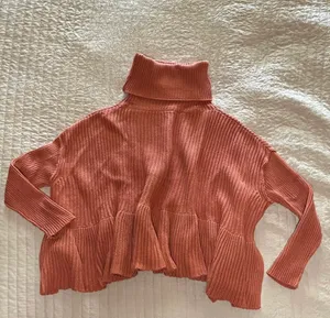 Free People Ruffle Hem Sweater thumbnail 2