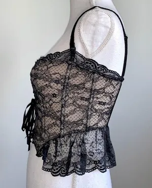 Y2K Victoria’s Secret Lace Corset thumbnail 3