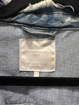ZARA Jean Jacket Distressed thumbnail 2