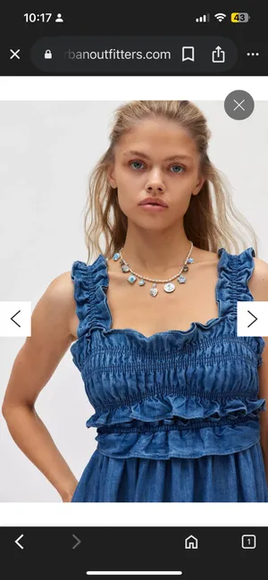 Urban outfitters Maxi denim dress NEW thumbnail 4